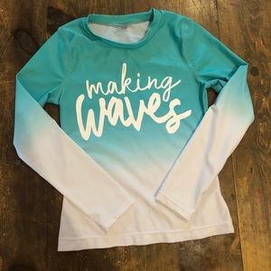 Girls Old Navy Swim Shirt, Size M, great condition